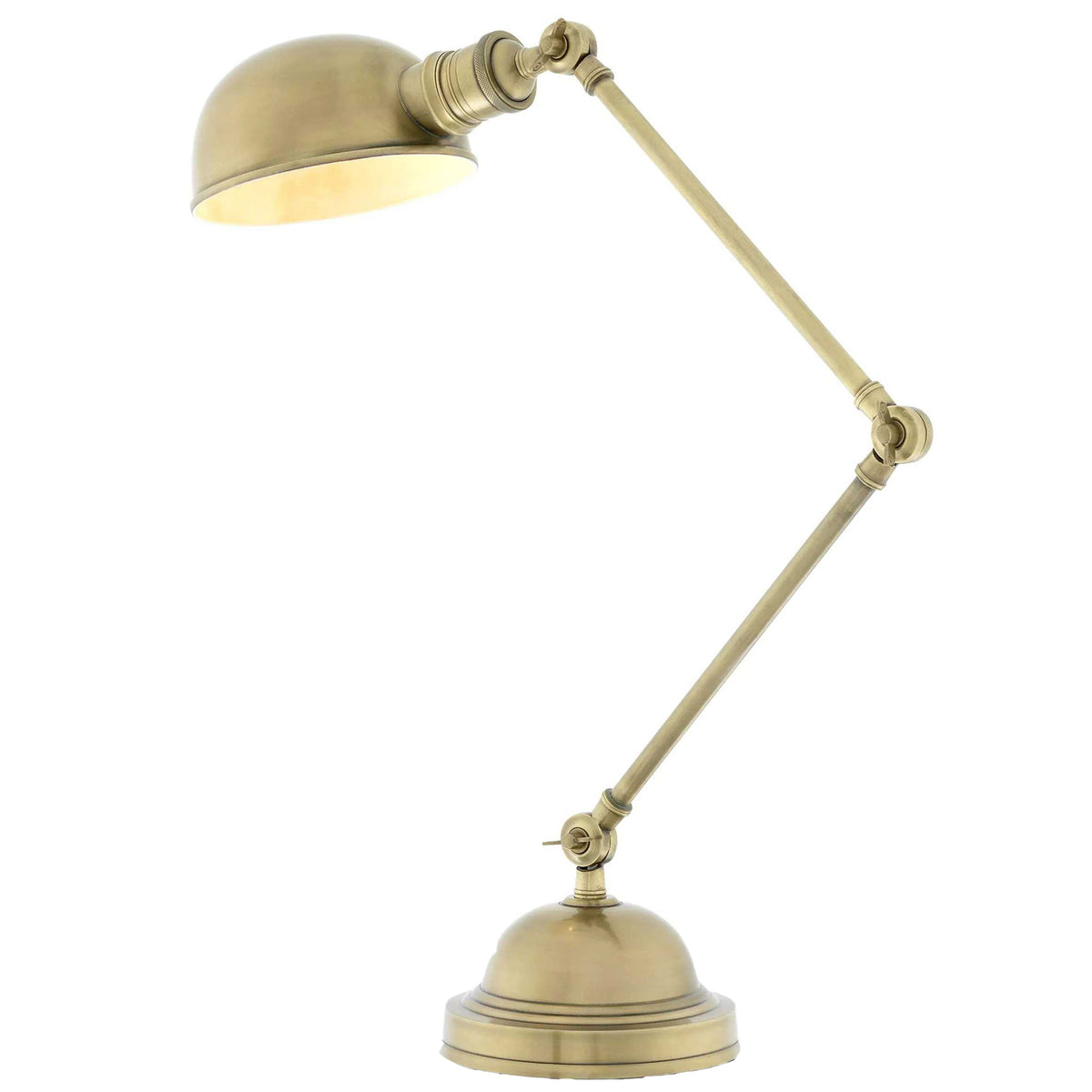 Soho Metal Desk Lamp, Antique Brass