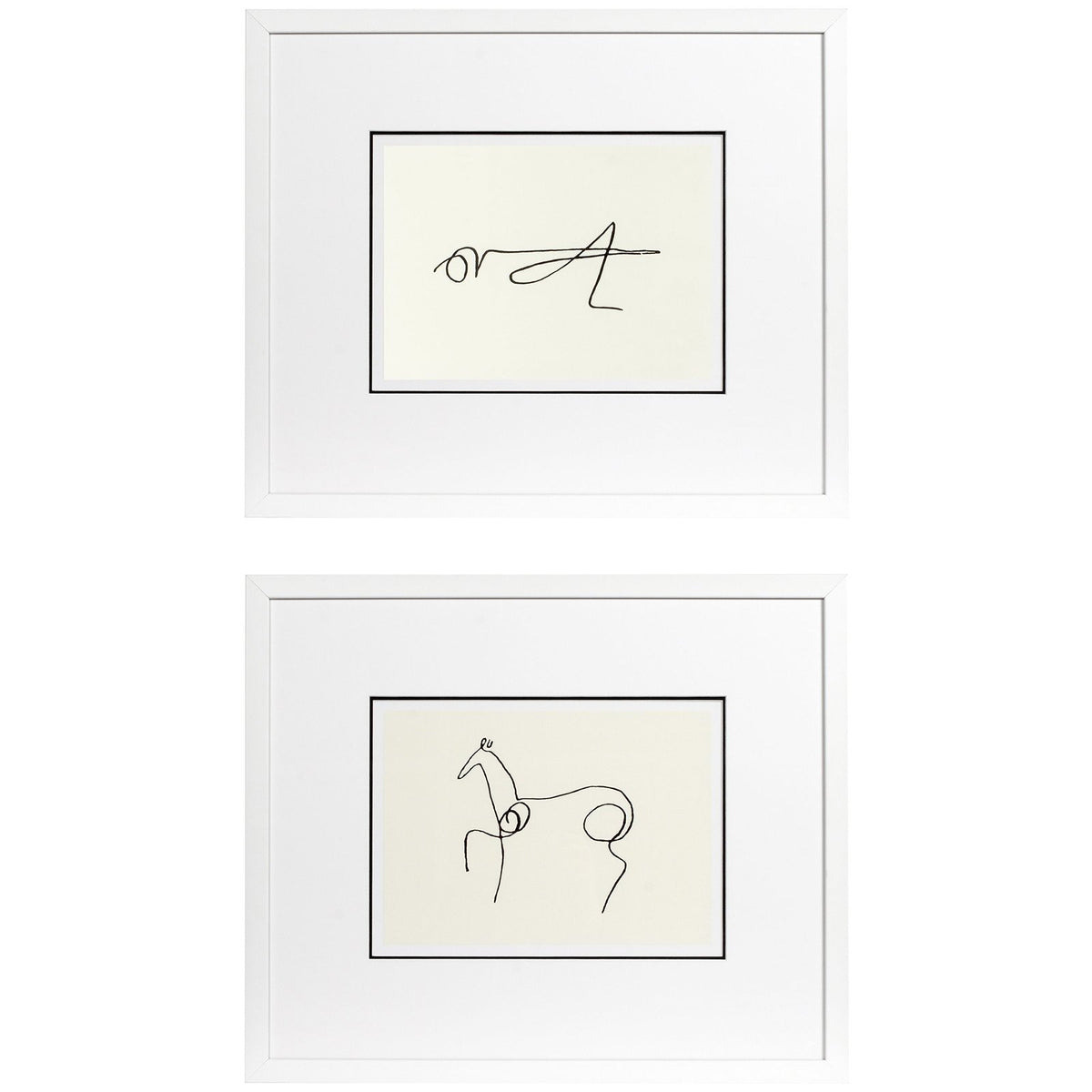 Pablo Picasso Prints, Set of 2