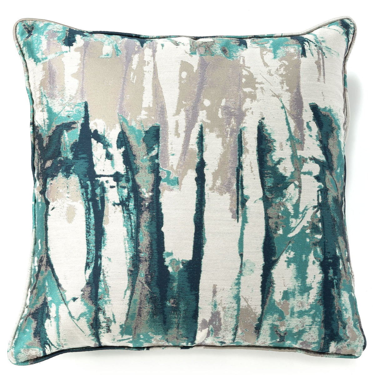 Inkwell Square Cushion, Teal