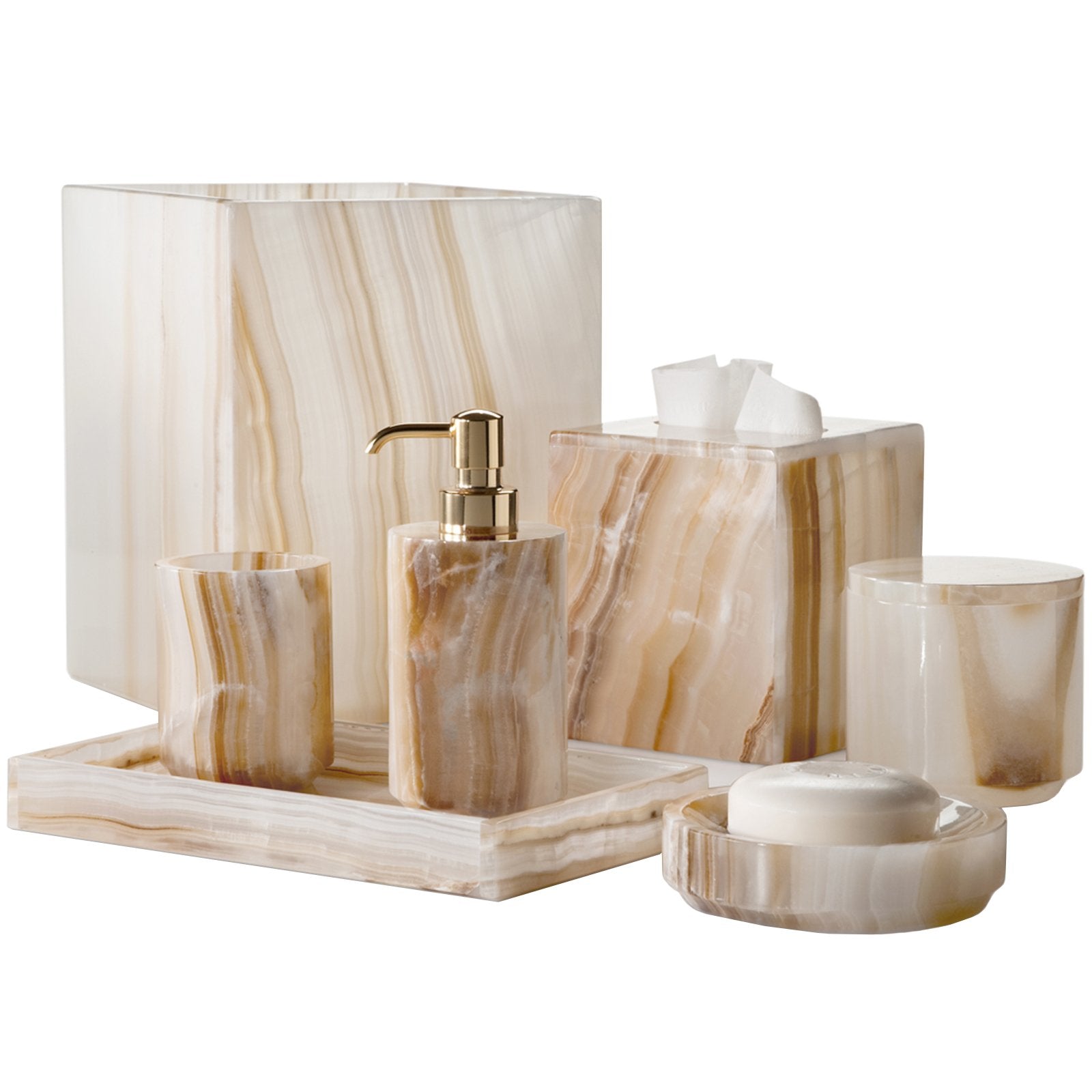 Versace Superbe Bathroom Accessory Set - Gold