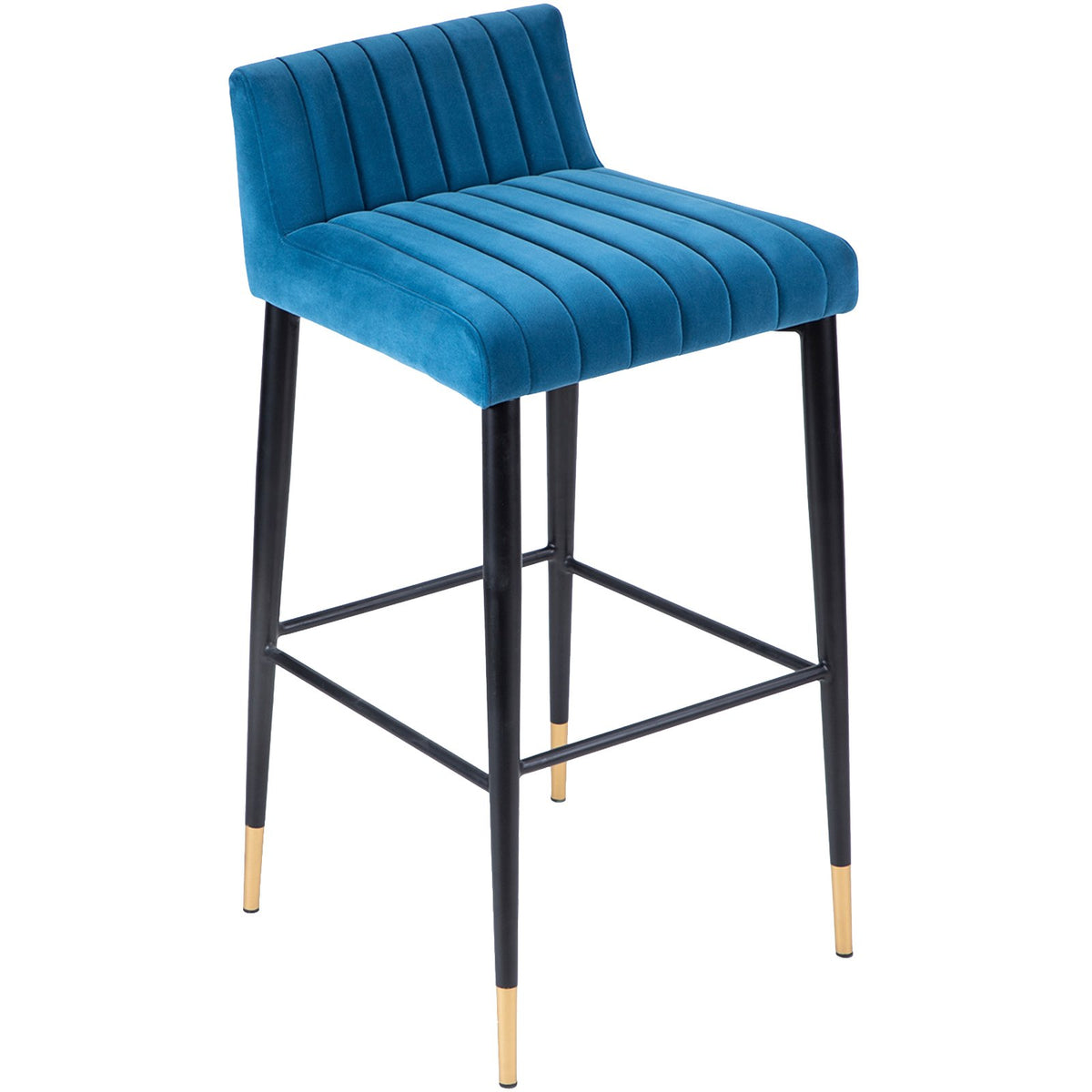 Coltrane Velvet Bar Stool