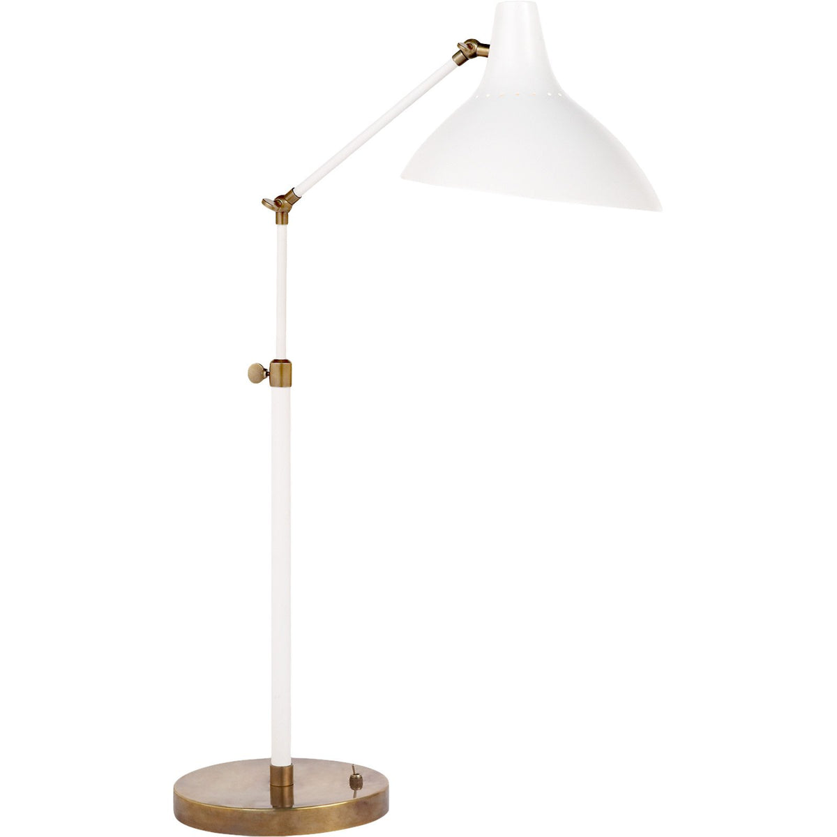 Charlton Desk Lamp, White