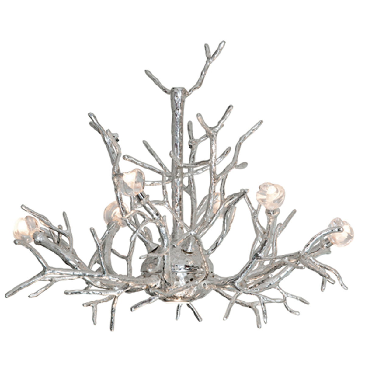 Twiggy Small Hanging Lamp, Silver