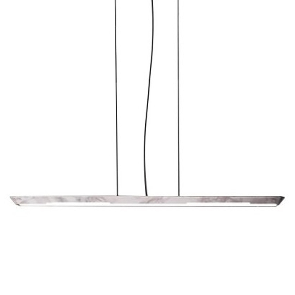 Woody Small Suspension Light, Carrara Marble