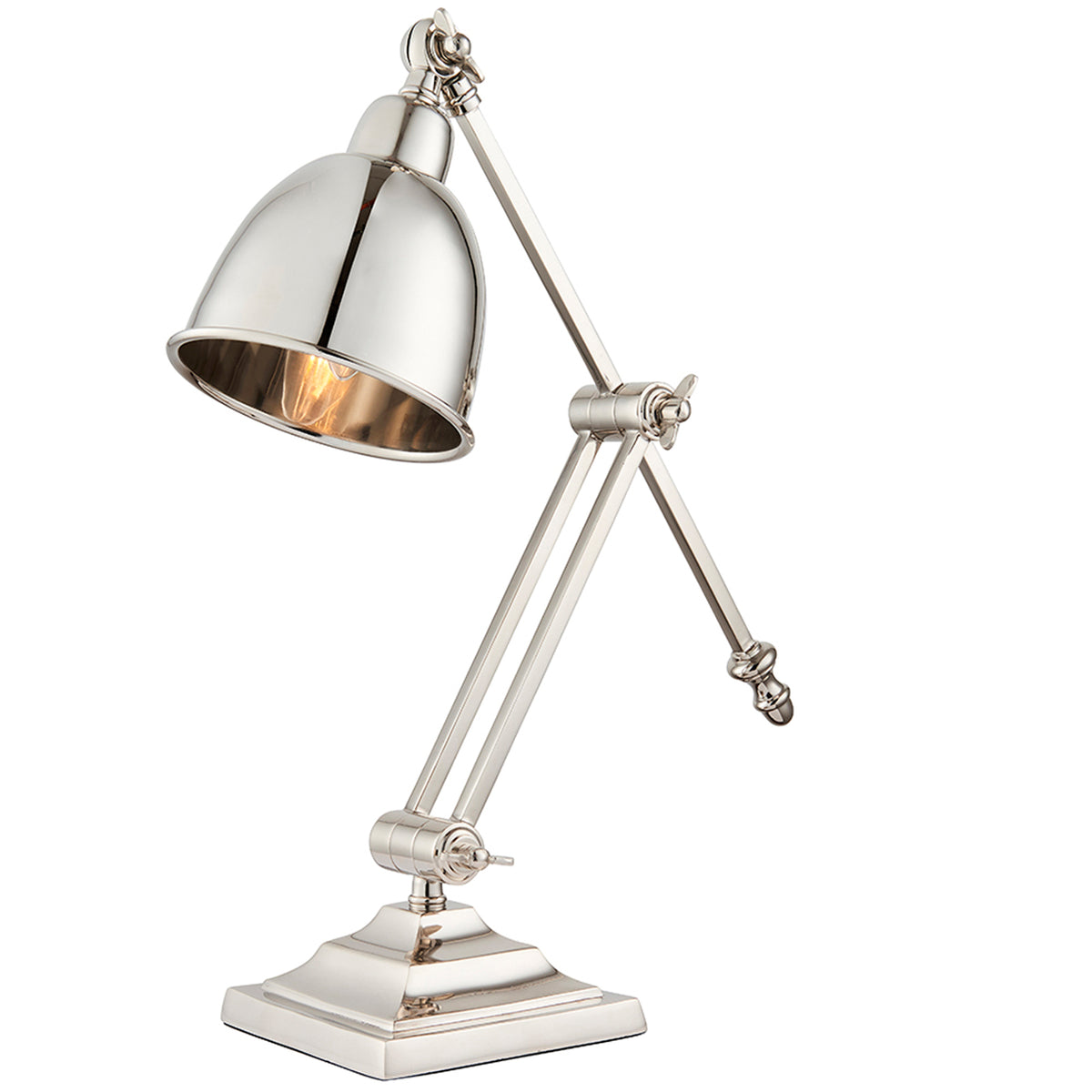 Aubree Desk Lamp, Nickel