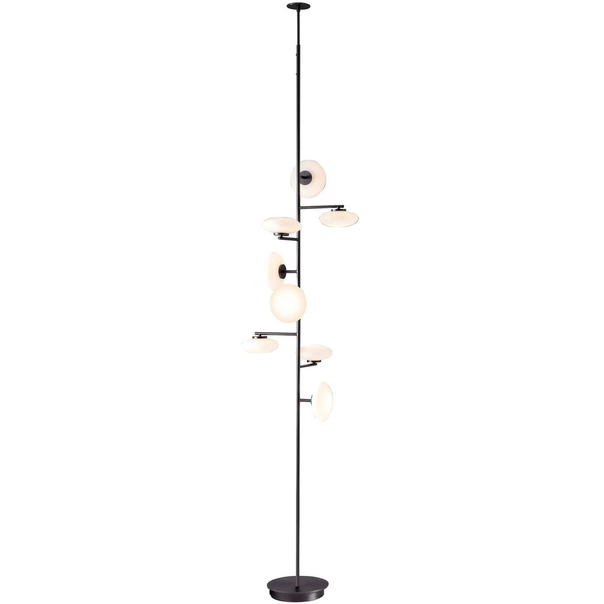 Mami' Large Floor to Ceiling Lamp, Black