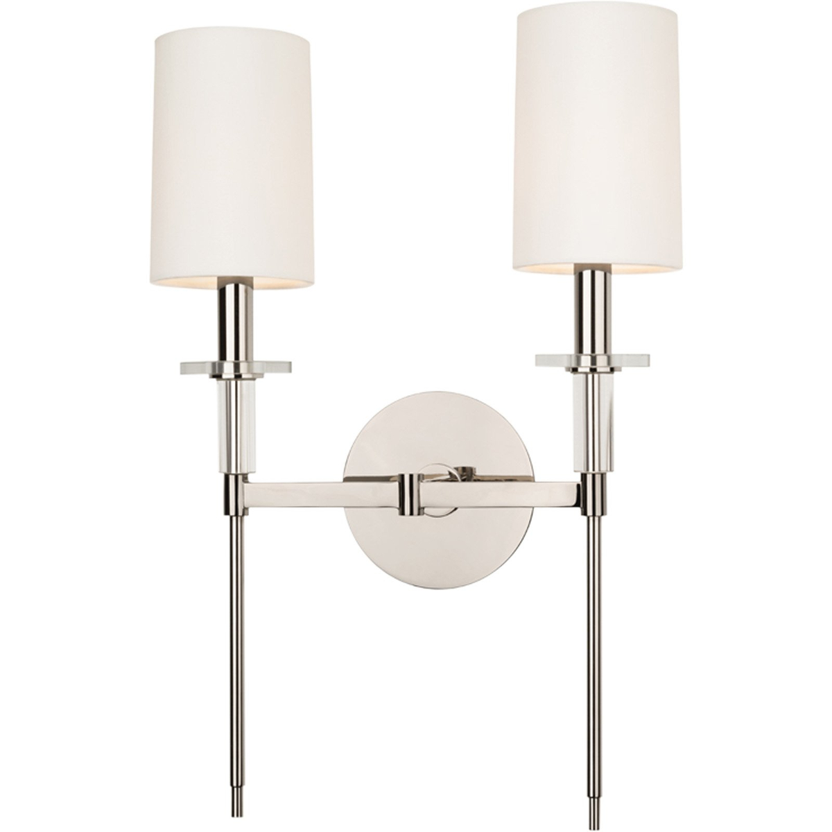 Amherst Nickel Double Wall Light