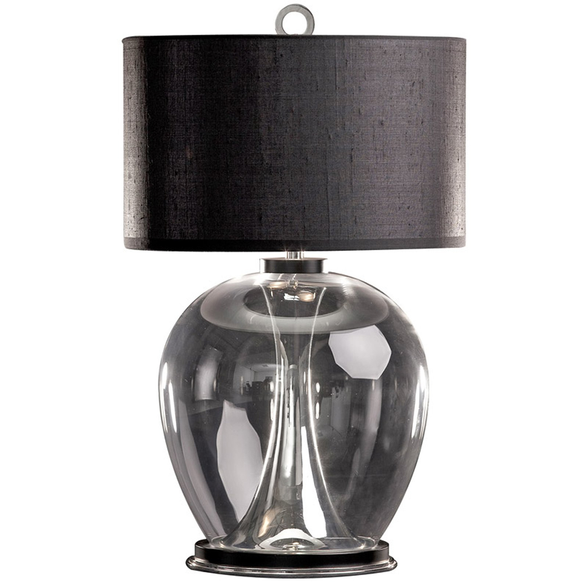 Rosendale Wide Table Lamp - Dutch Silver