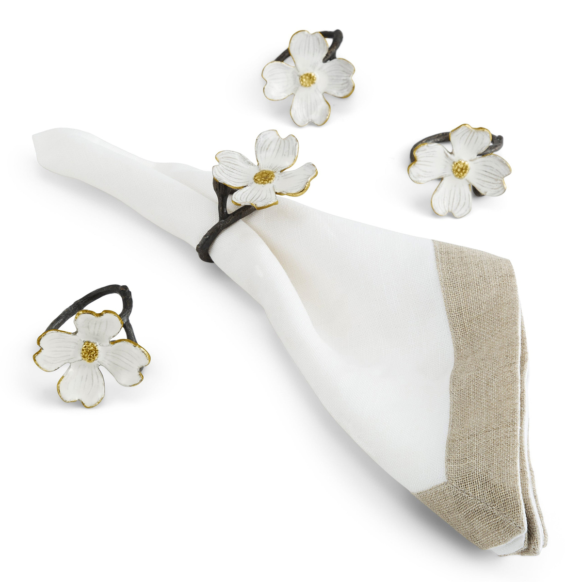 Dogwood Napkin Rings