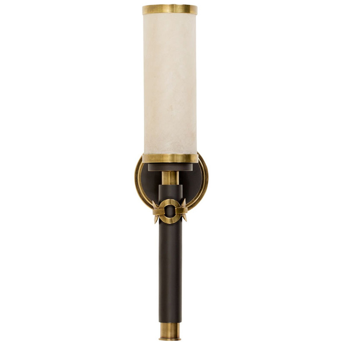 Bronx Single Wall Sconce, Smoked Brass