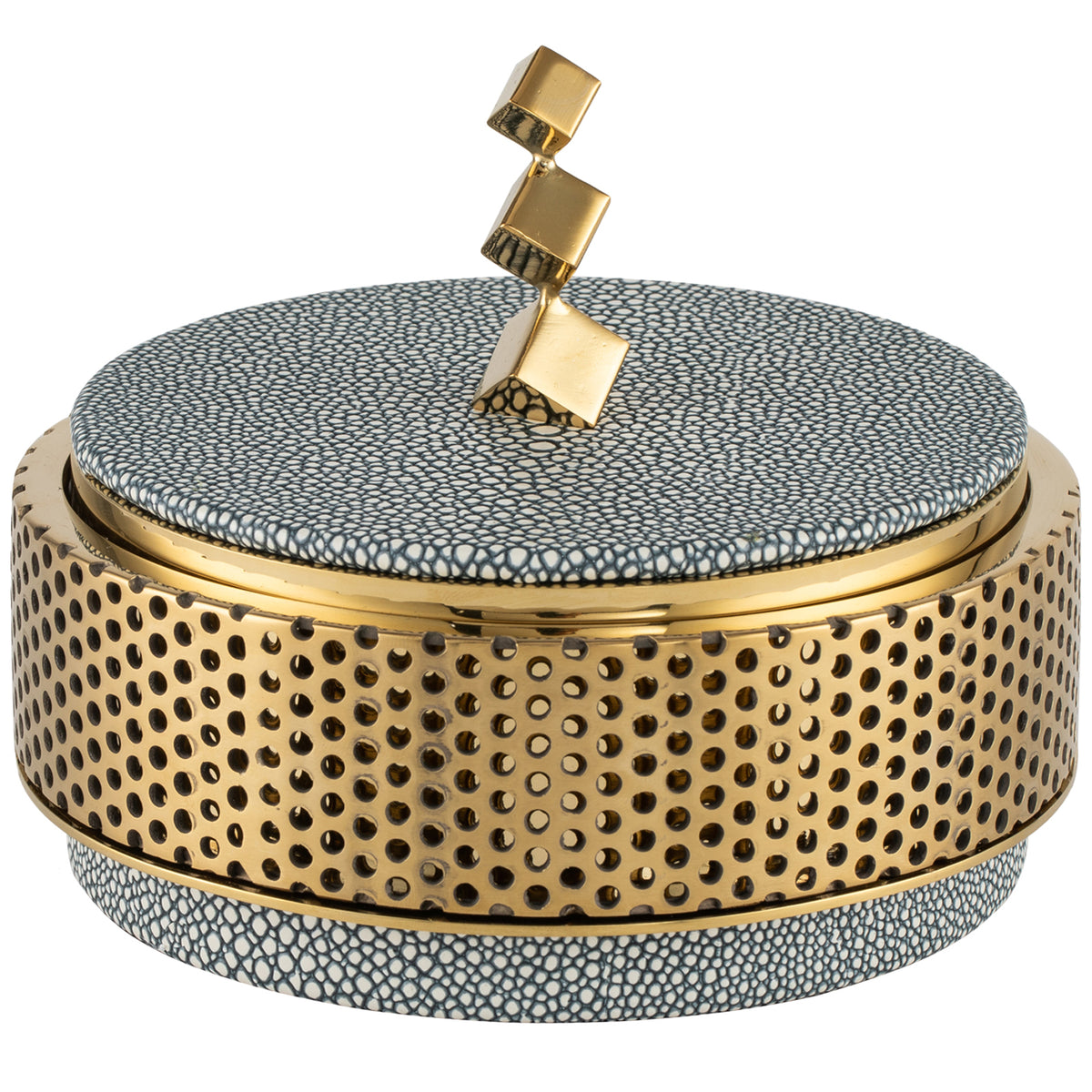 Shagreen Box, Brass