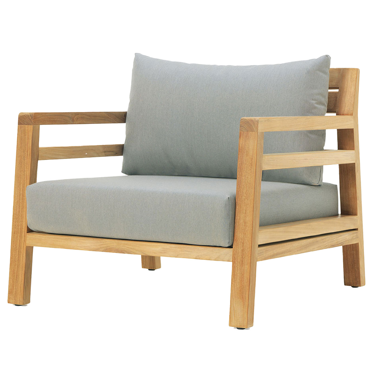 Costes Teak Outdoor Lounge Armchair, Natural