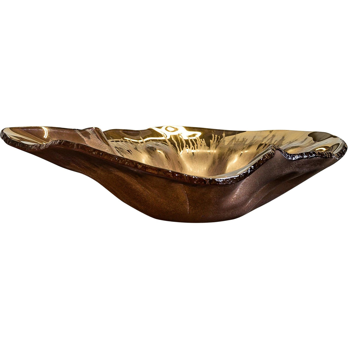 Aroeira Glass Bowl, Bronze