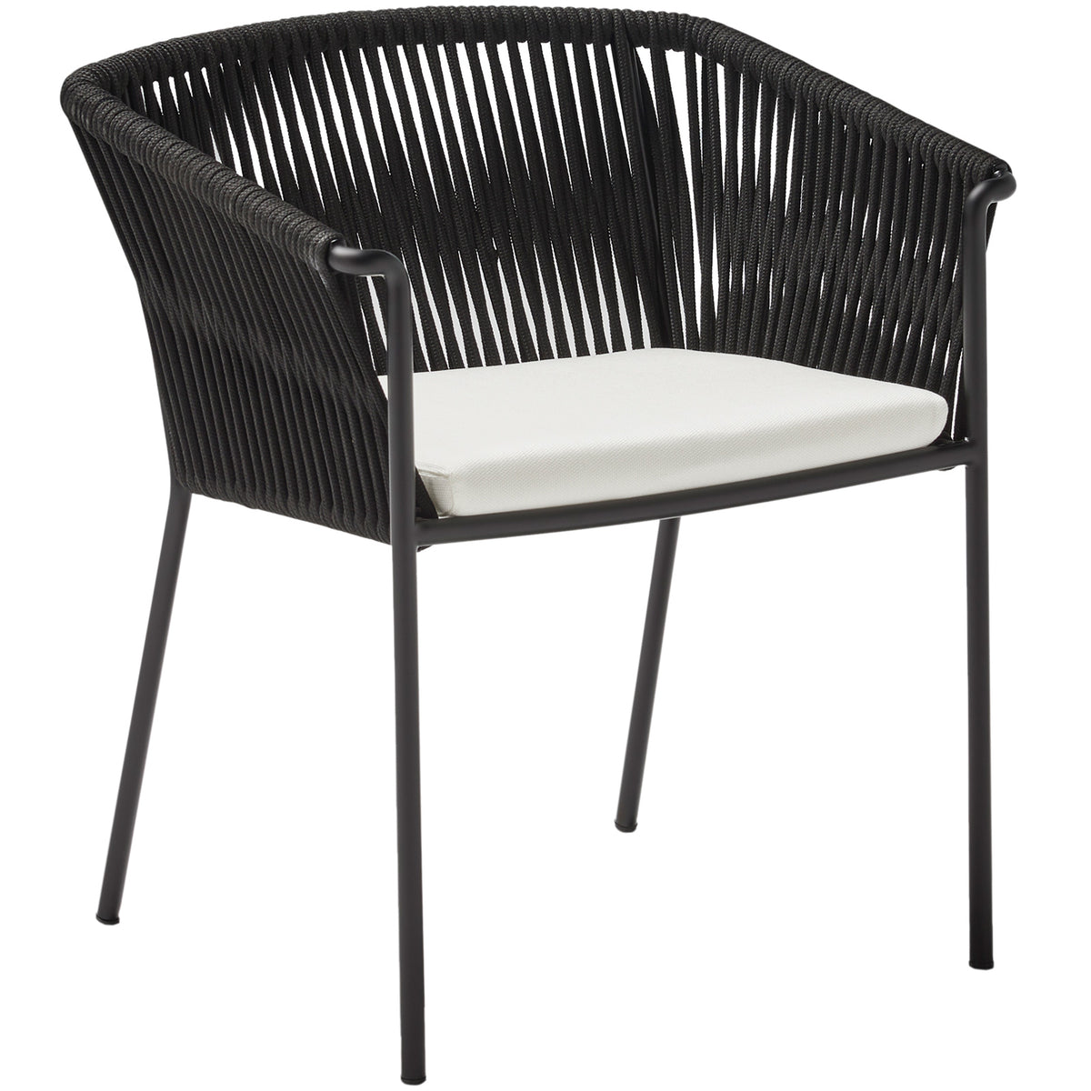 Weave High Back Outdoor Dining Armchair