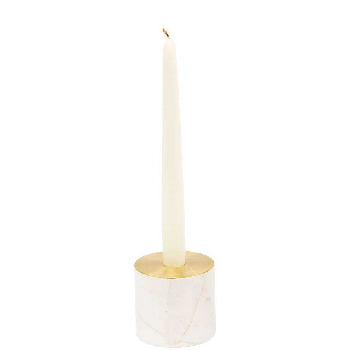Artizan Candleholder I, White