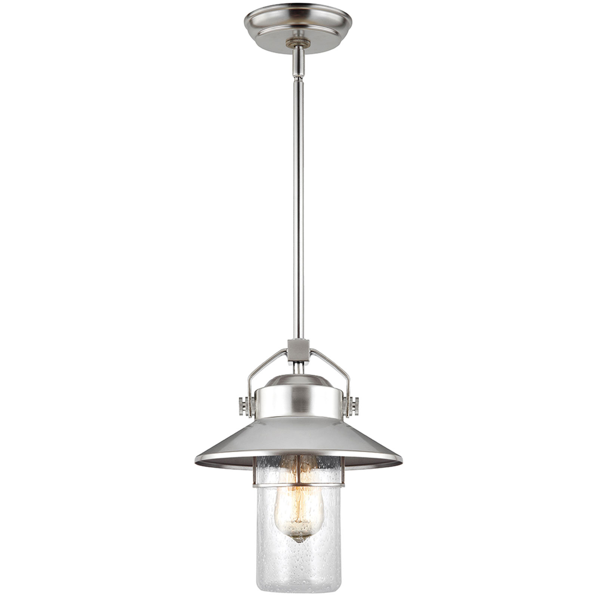 Hunter Outdoor Pendant, Stainless Steel