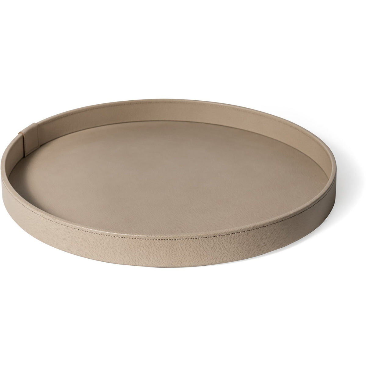 Gea Large Round Tray, Taupe