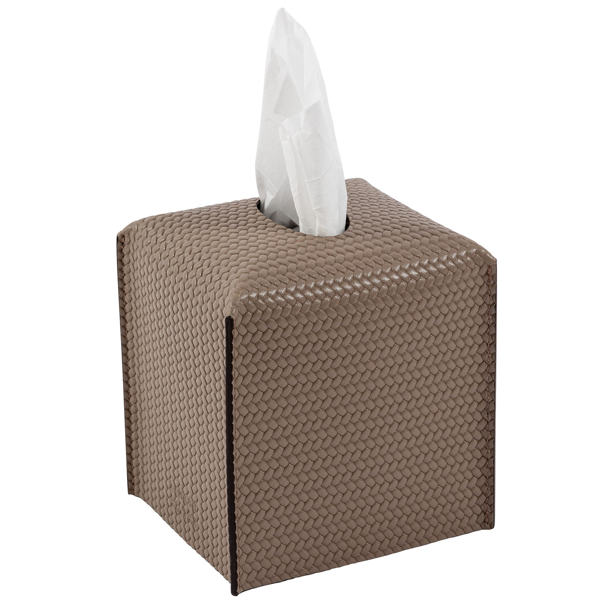 Soft Square Tissue Box, Taupe