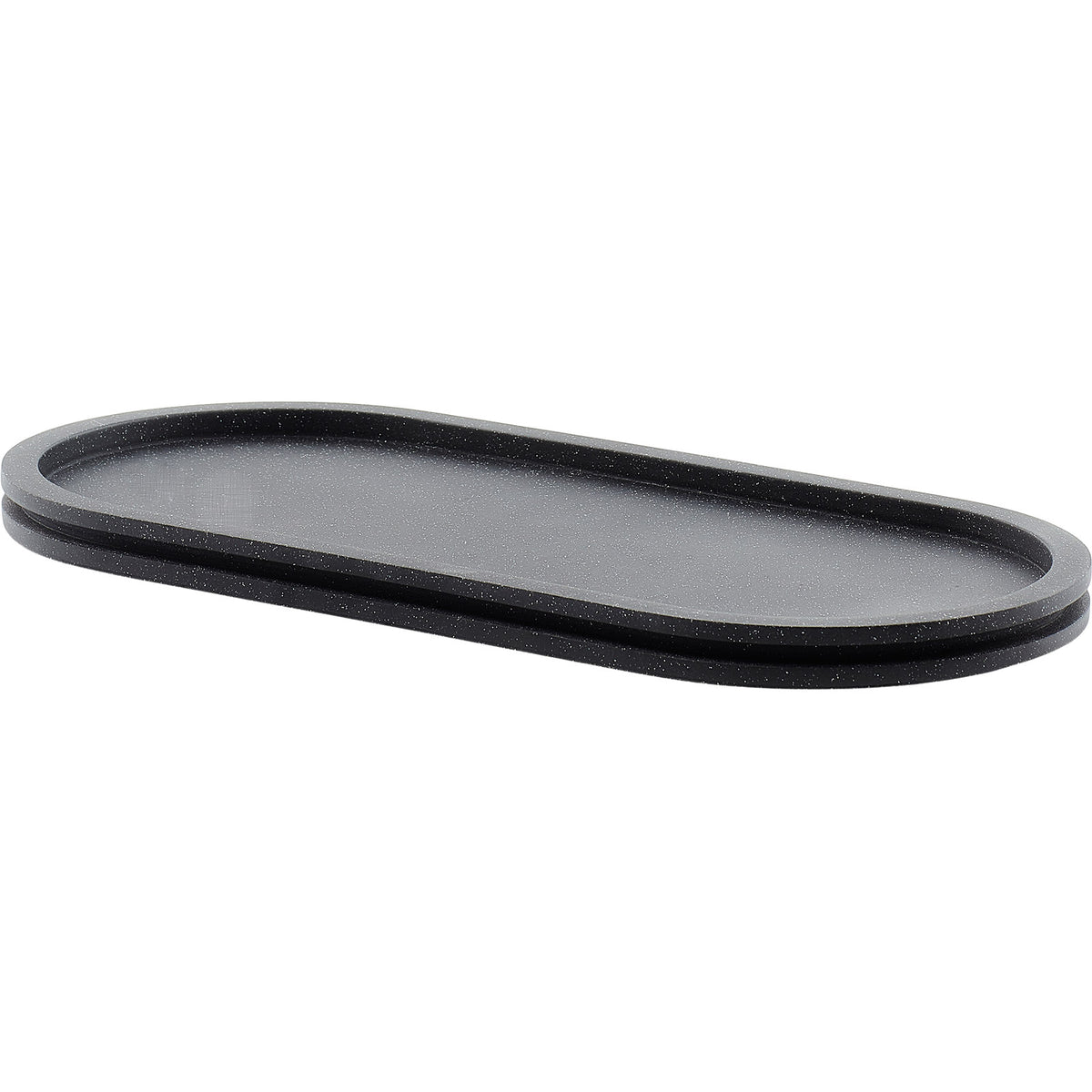 Jet Vanity Tray, Black