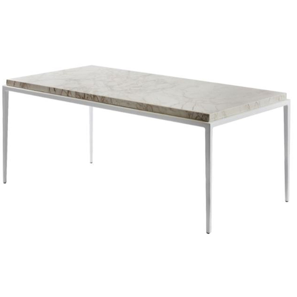 Ada Outdoor Marble Dining Table