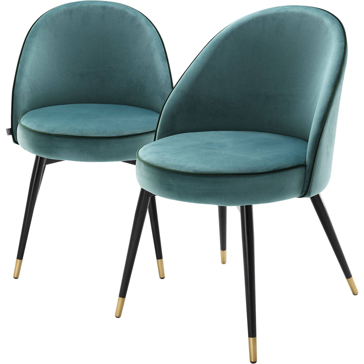 Cooper Dining Chairs, Turquoise, Set of 2