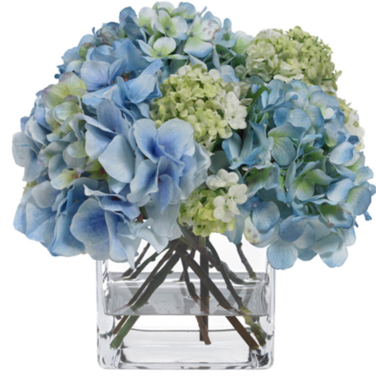 Hydrangea & Snowball Bouquet, Blue