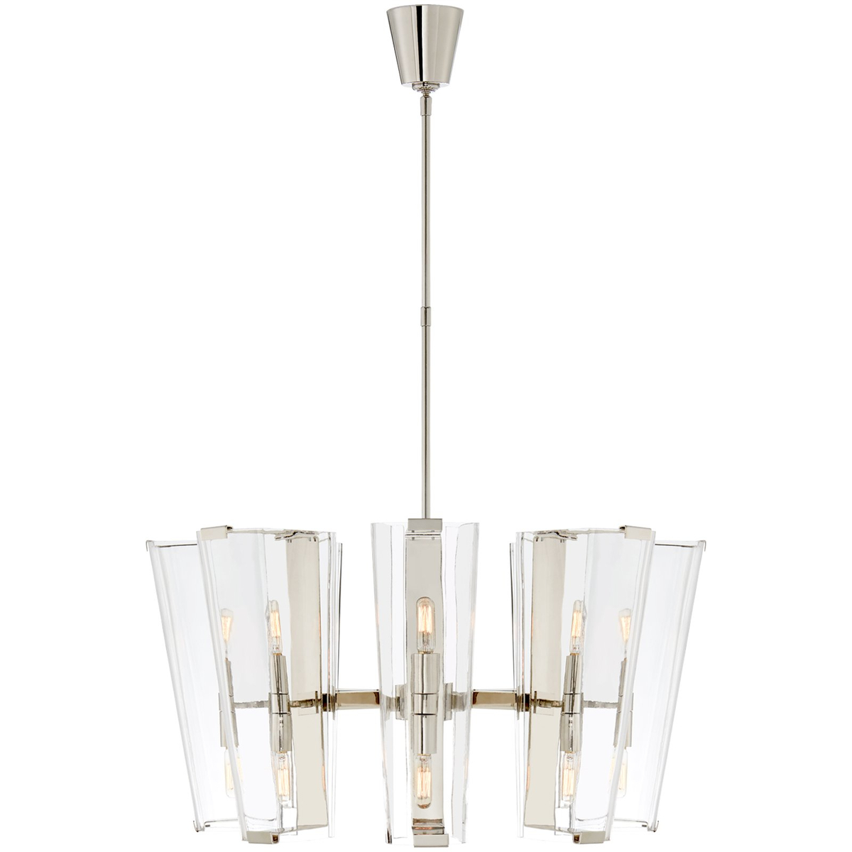 Alpine Chandelier, Nickel