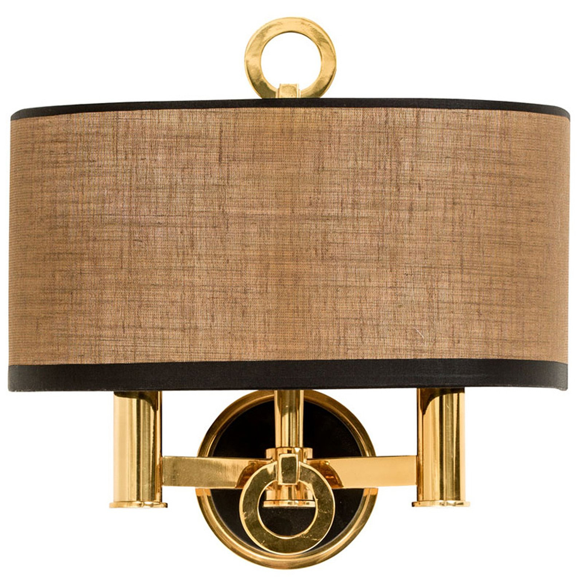 Bronx Double Wall Sconce, Canadian Gold