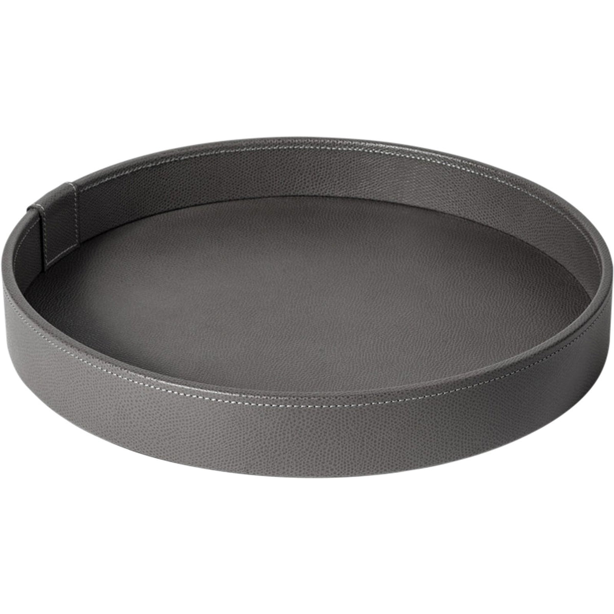 Small Dark Grey Round Gea Tray