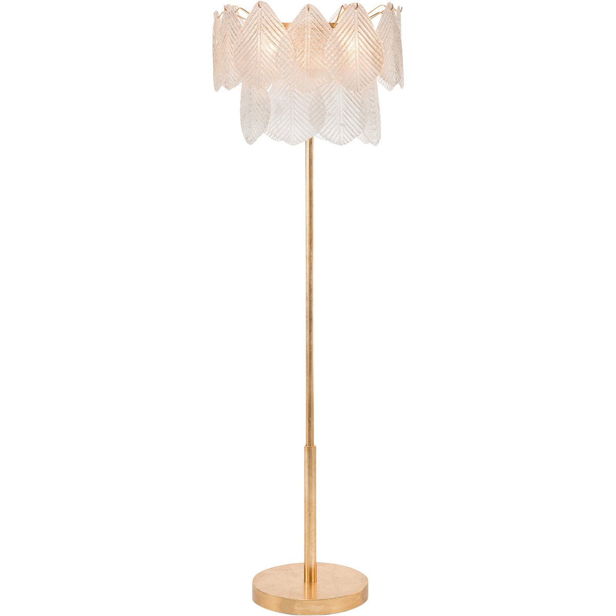 Glass Petal Floor Lamp