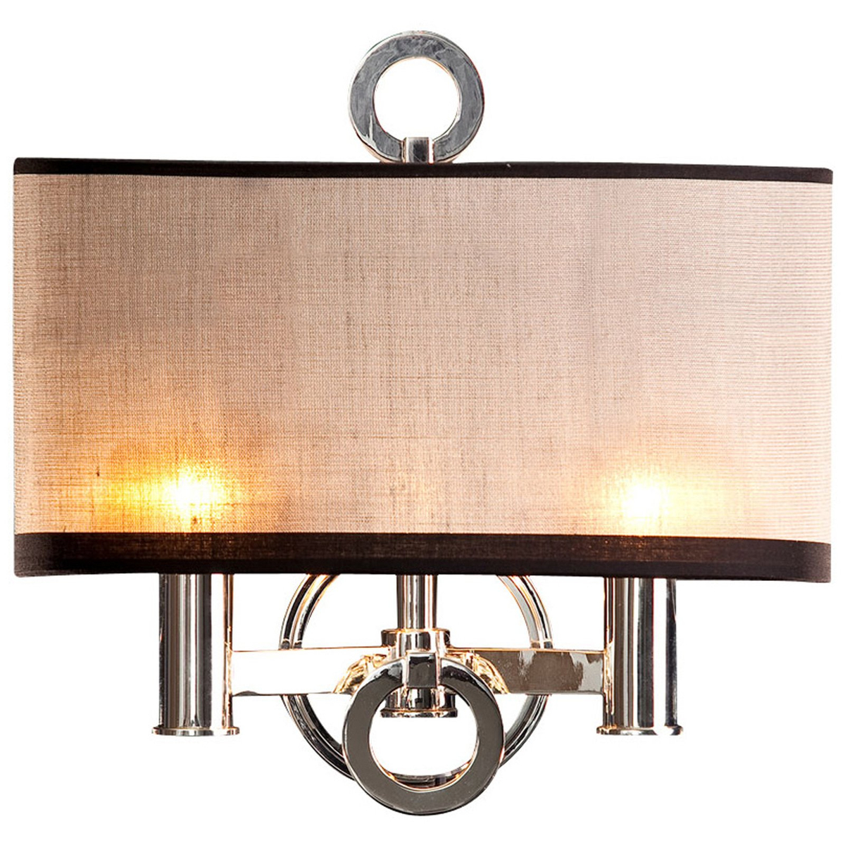 Bronx Double Wall Sconce, Dutch Silver