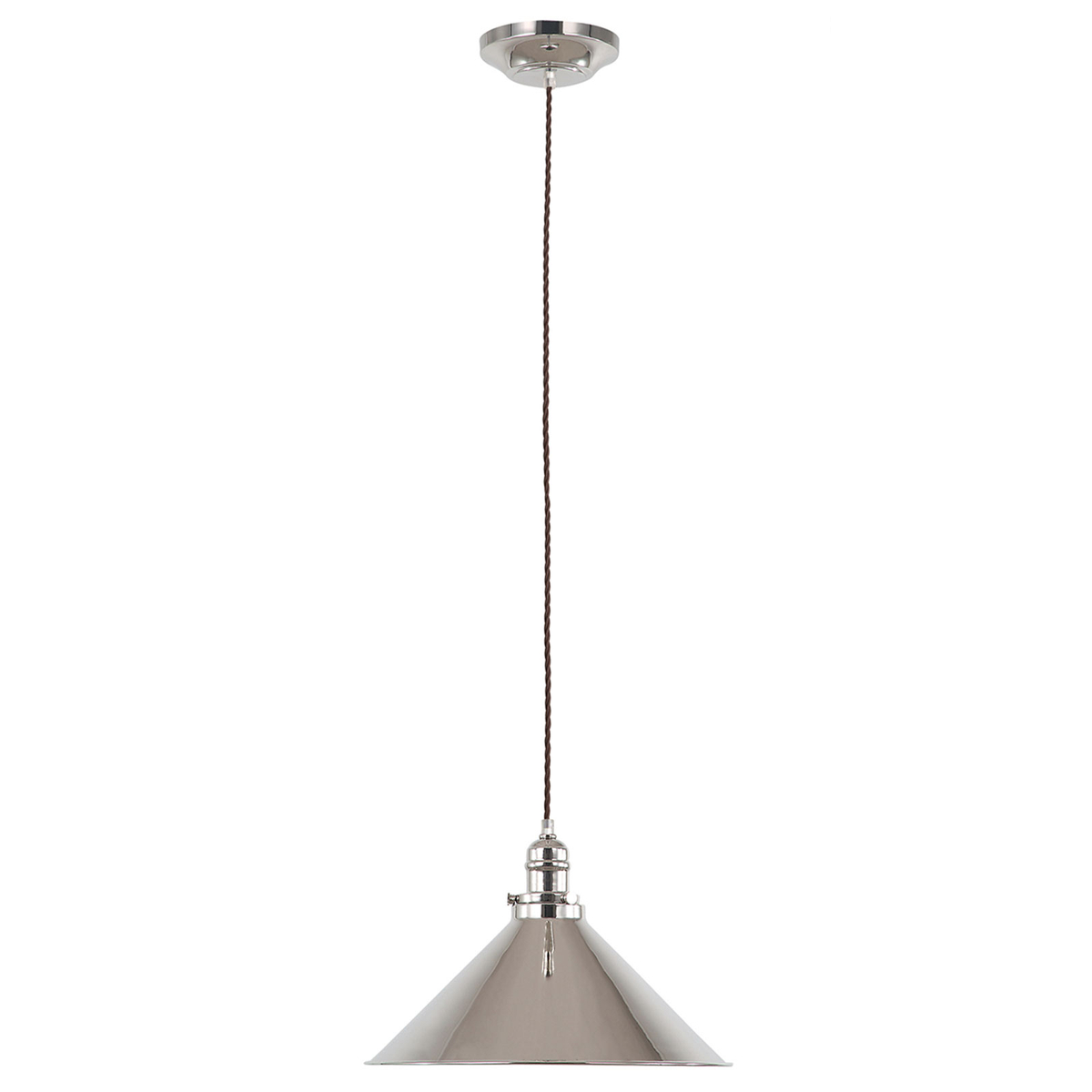 Piper Pendant, Polished Nickel