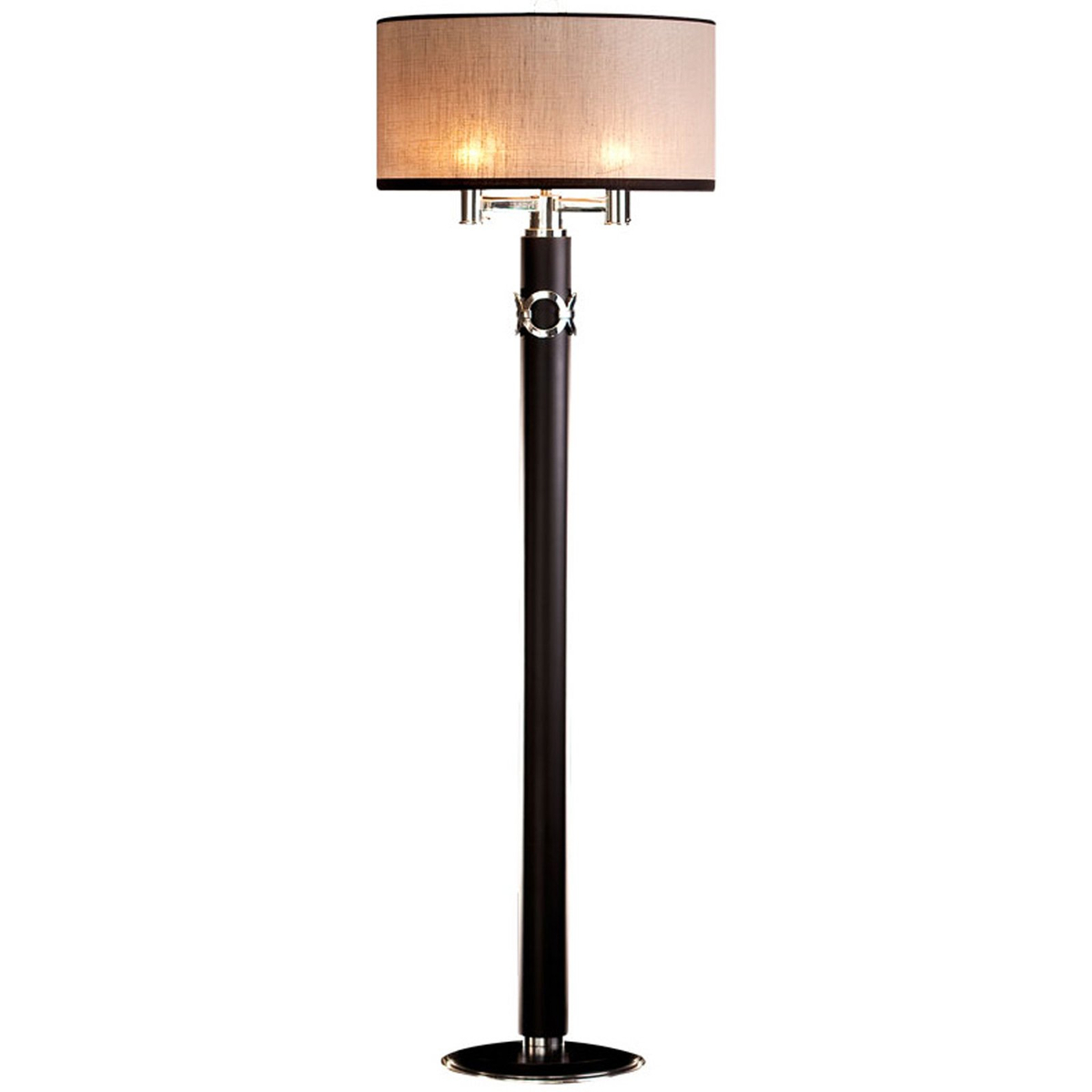 Bronx Floor Lamp, Dutch Silver