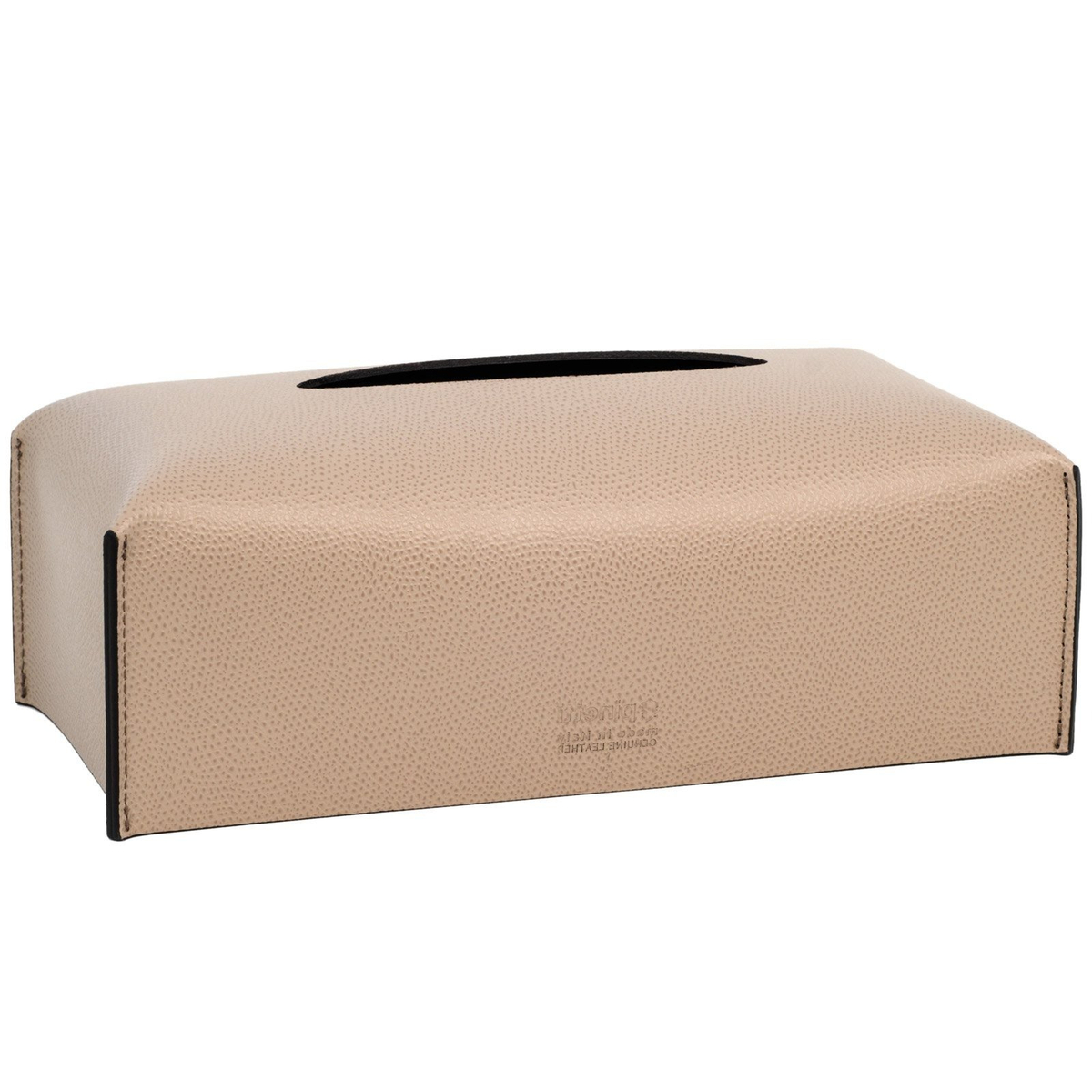 Soft Rectangular Tissue Box, Taupe