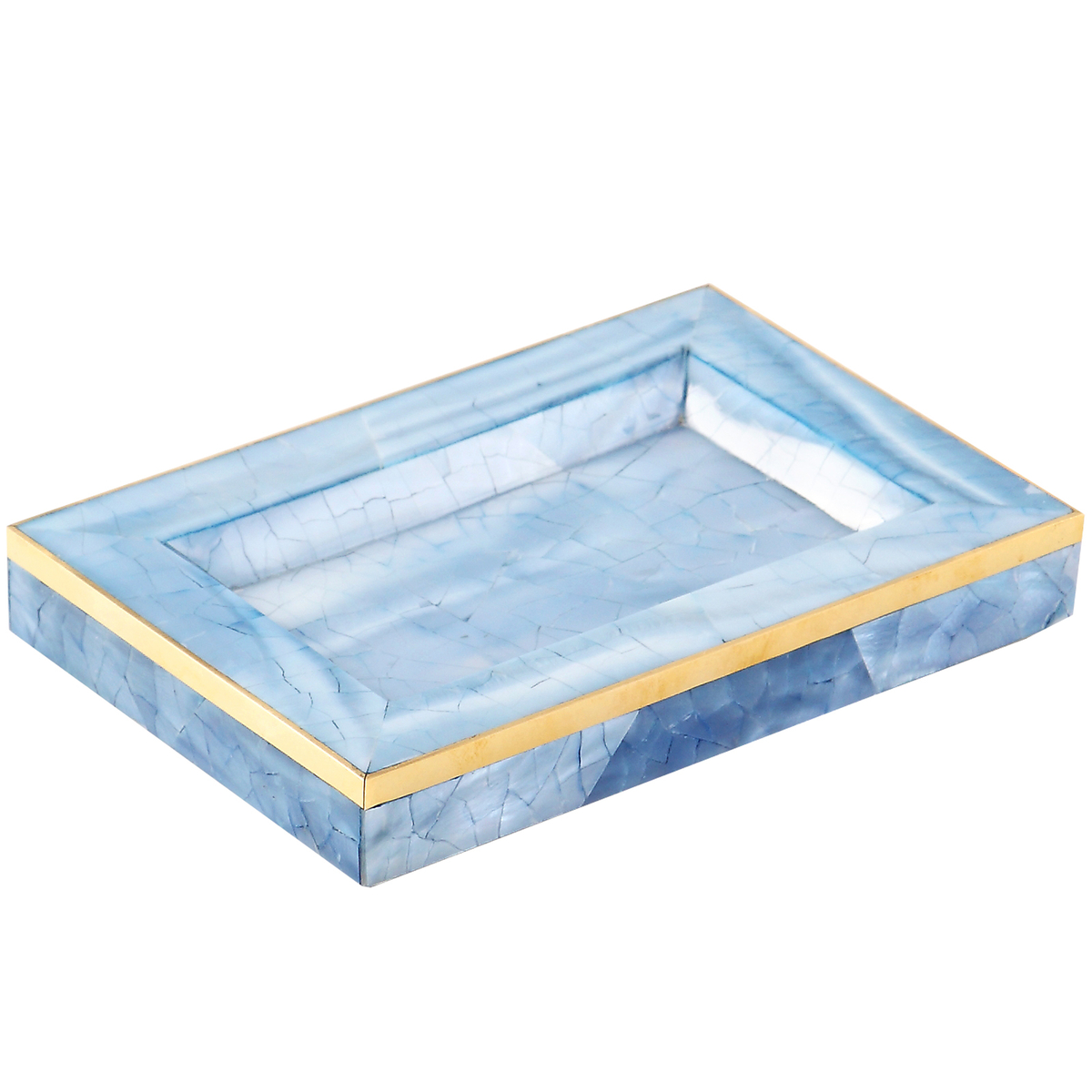 Francesca Collection Soap Dish, Blue