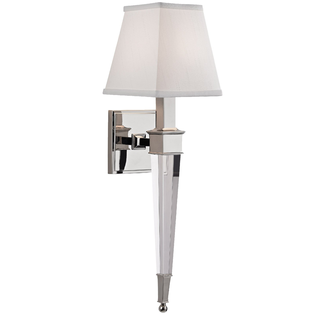 Ruskin Polished Nickel Wall Sconce