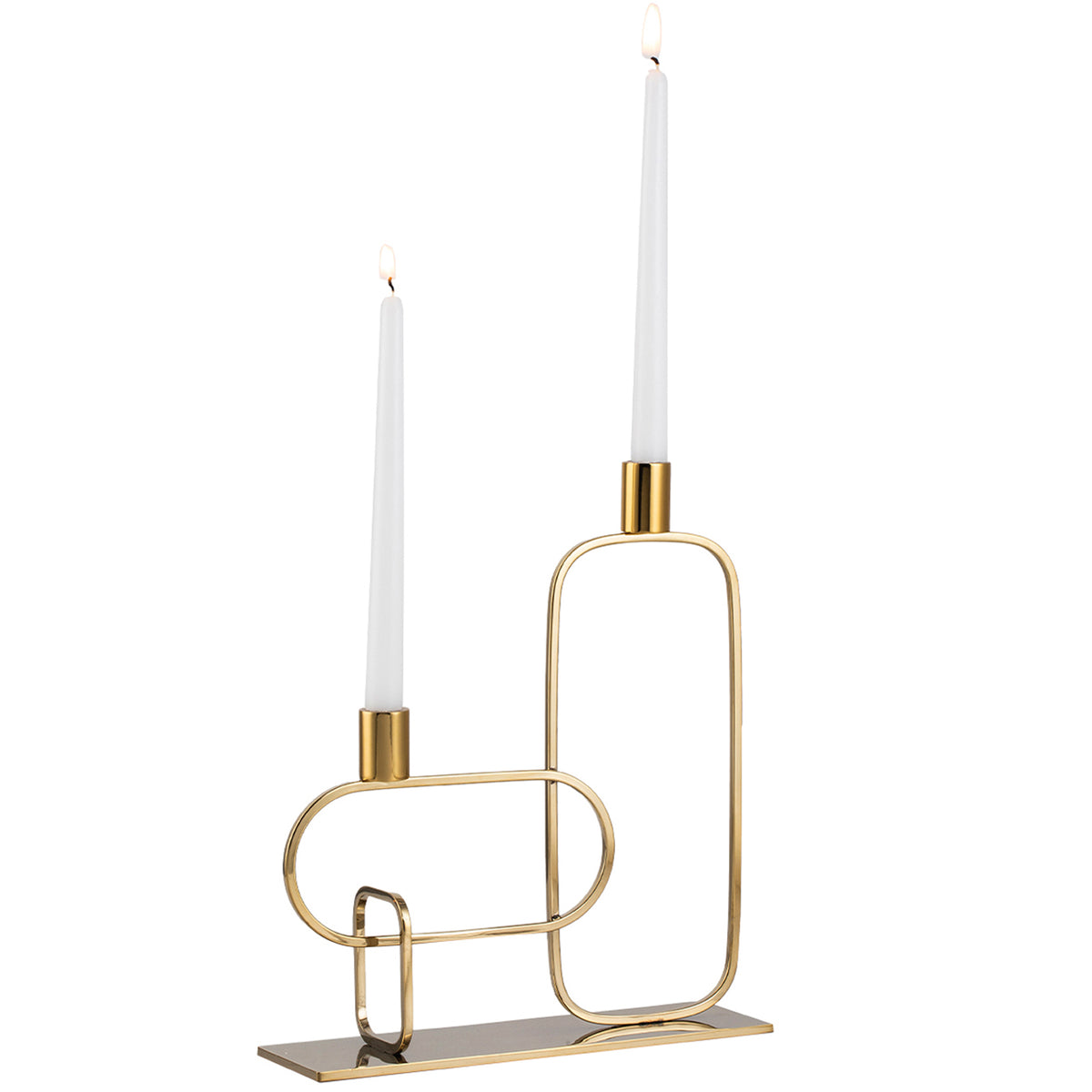 Duke Candle Holder, Brass