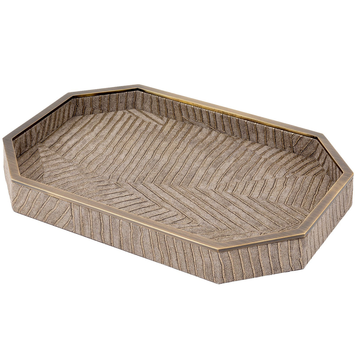 Elemental Vanity Tray, Bronze