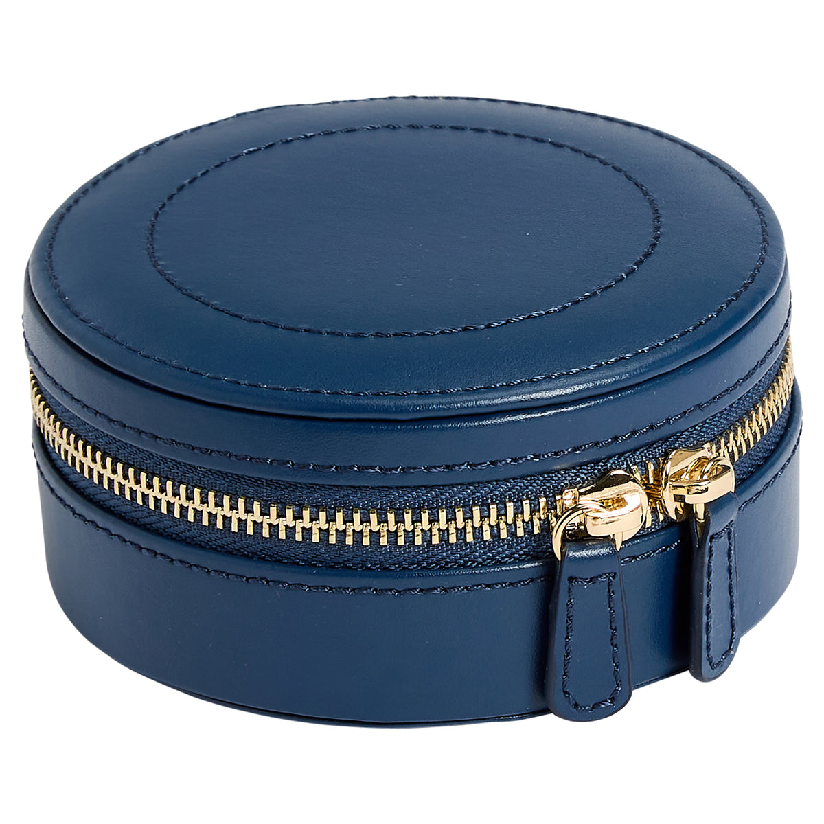 Sophia Round Travel Zip Case, Indigo