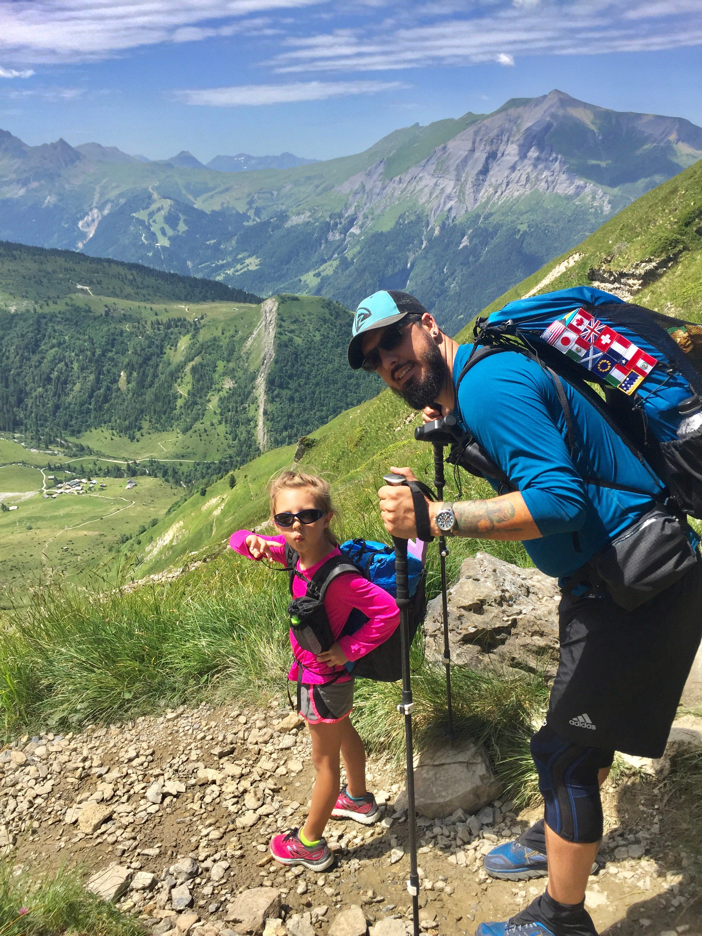 Hiking with My Daughter - Lu