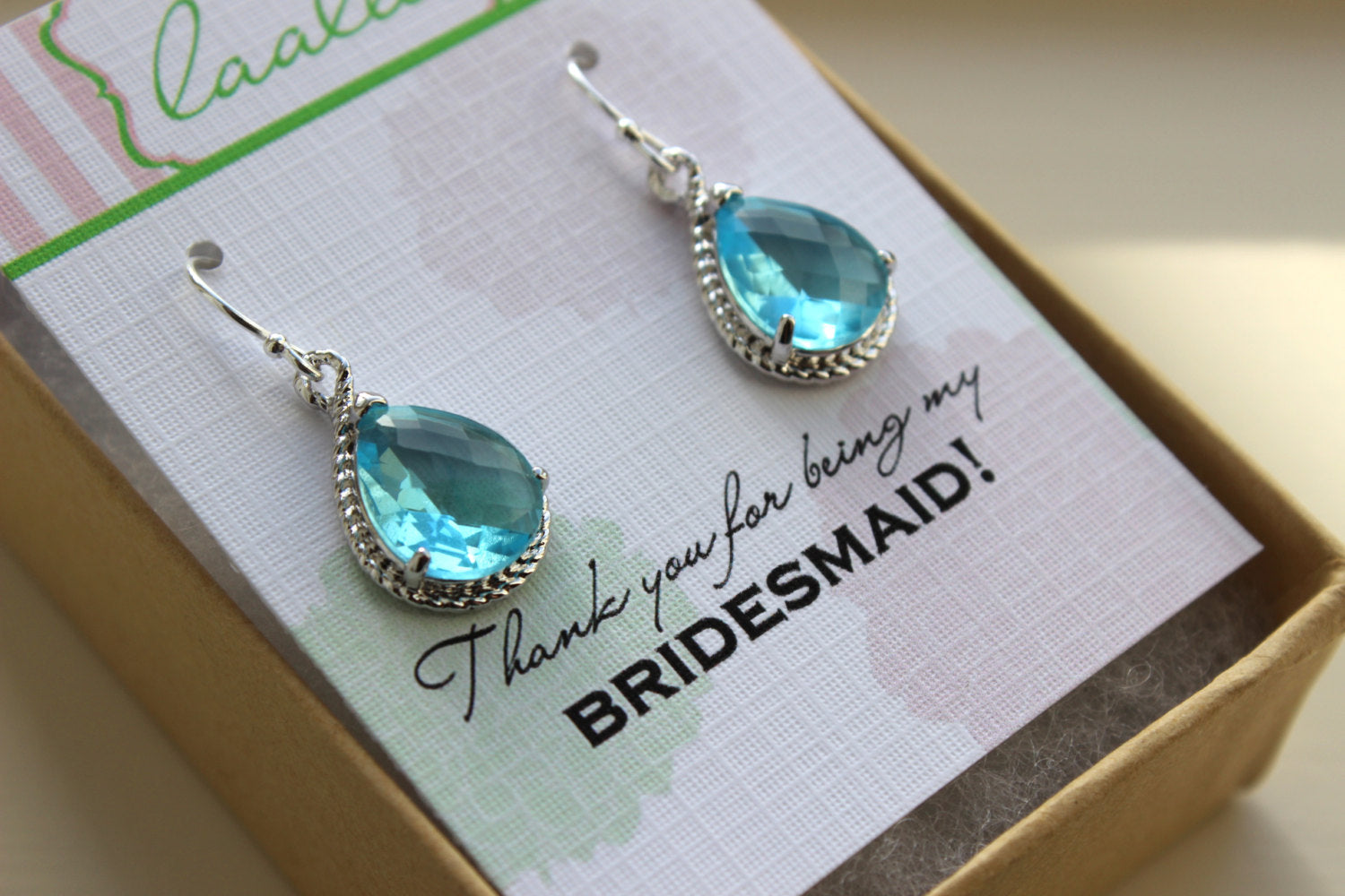 Buy BRIDAL BLUE EARRINGS, Light Blue Earring, Teardrop Earrings, Aquamarine  Crystal Rose Gold Earrings,bride Drop Earrings, Sky Blue Wedding Online in  India - Etsy