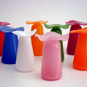 Ruffle Bud Vase - Olive Sky