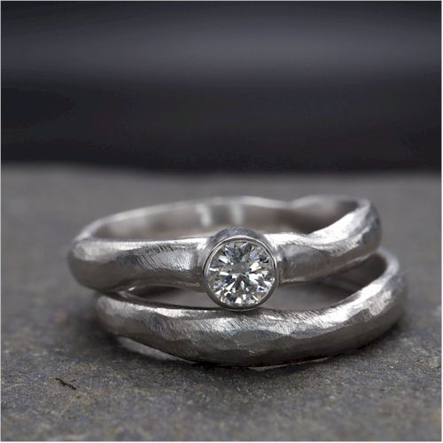 Wedding rings and engagement band designs handmade originals.