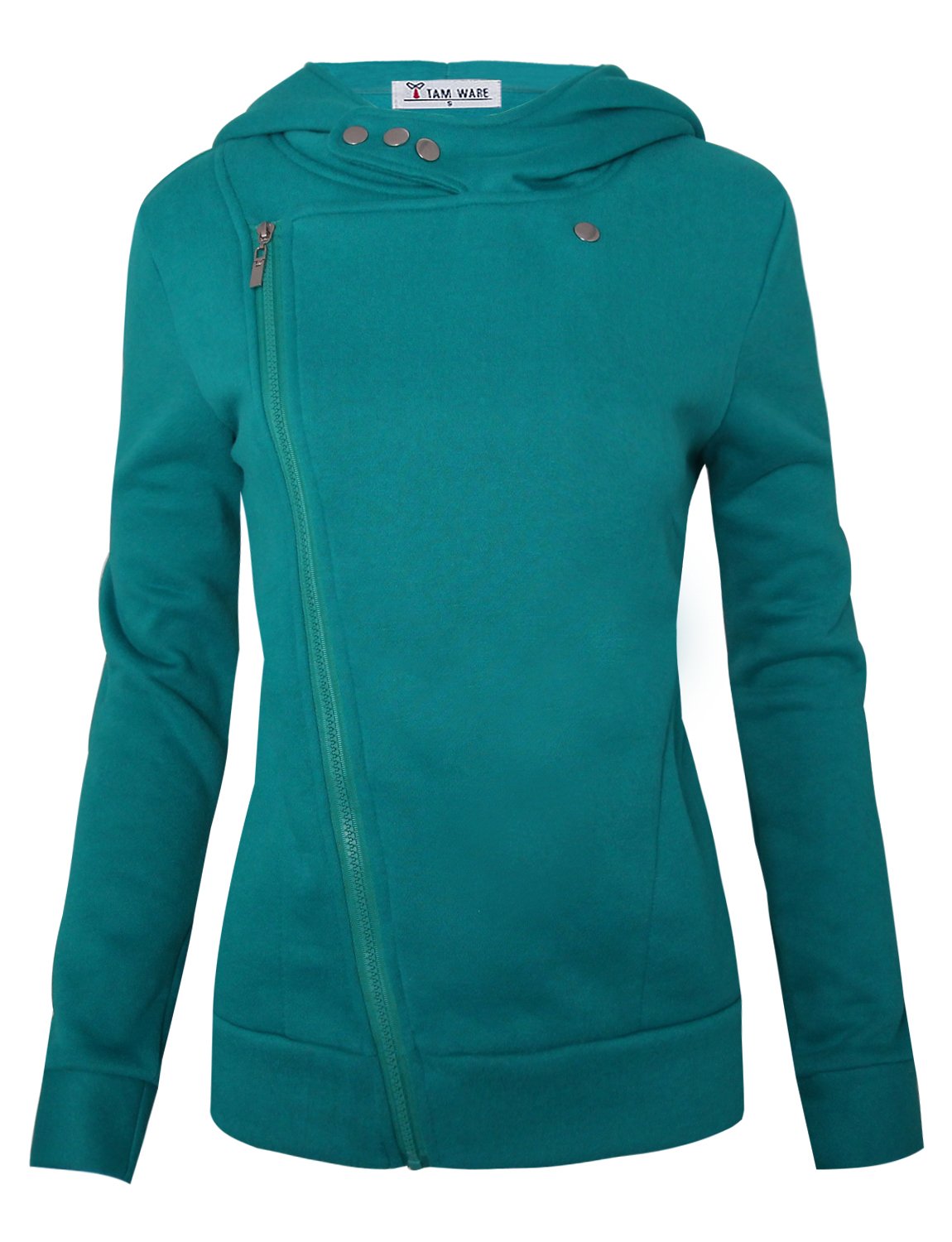 women's slim fit zip up hoodie