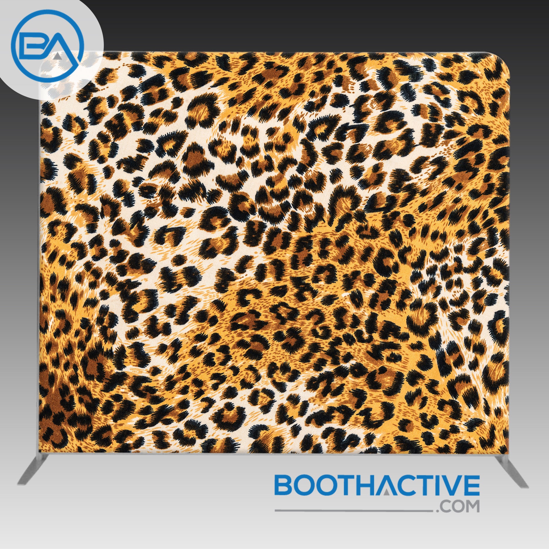 8 X 8 Backdrop Leopard Print Boothactive 