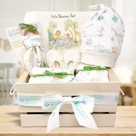 Personalized Latte Gender Neutral Baby Gift Basket – I've Arrived Organics