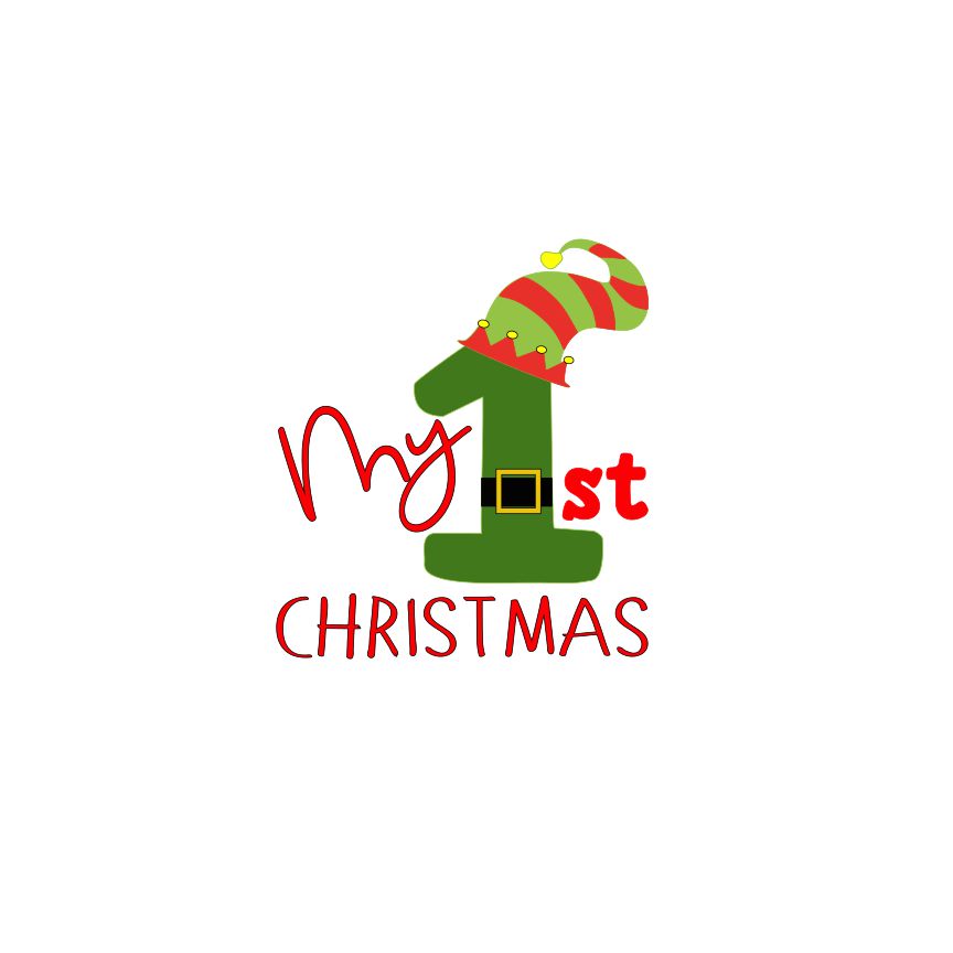 Download Day 12 My First Christmas Svg File Vinyl World