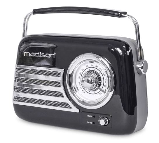 MADISON RETRO FM BT 30W RECH RADIO – Gadgetgeek