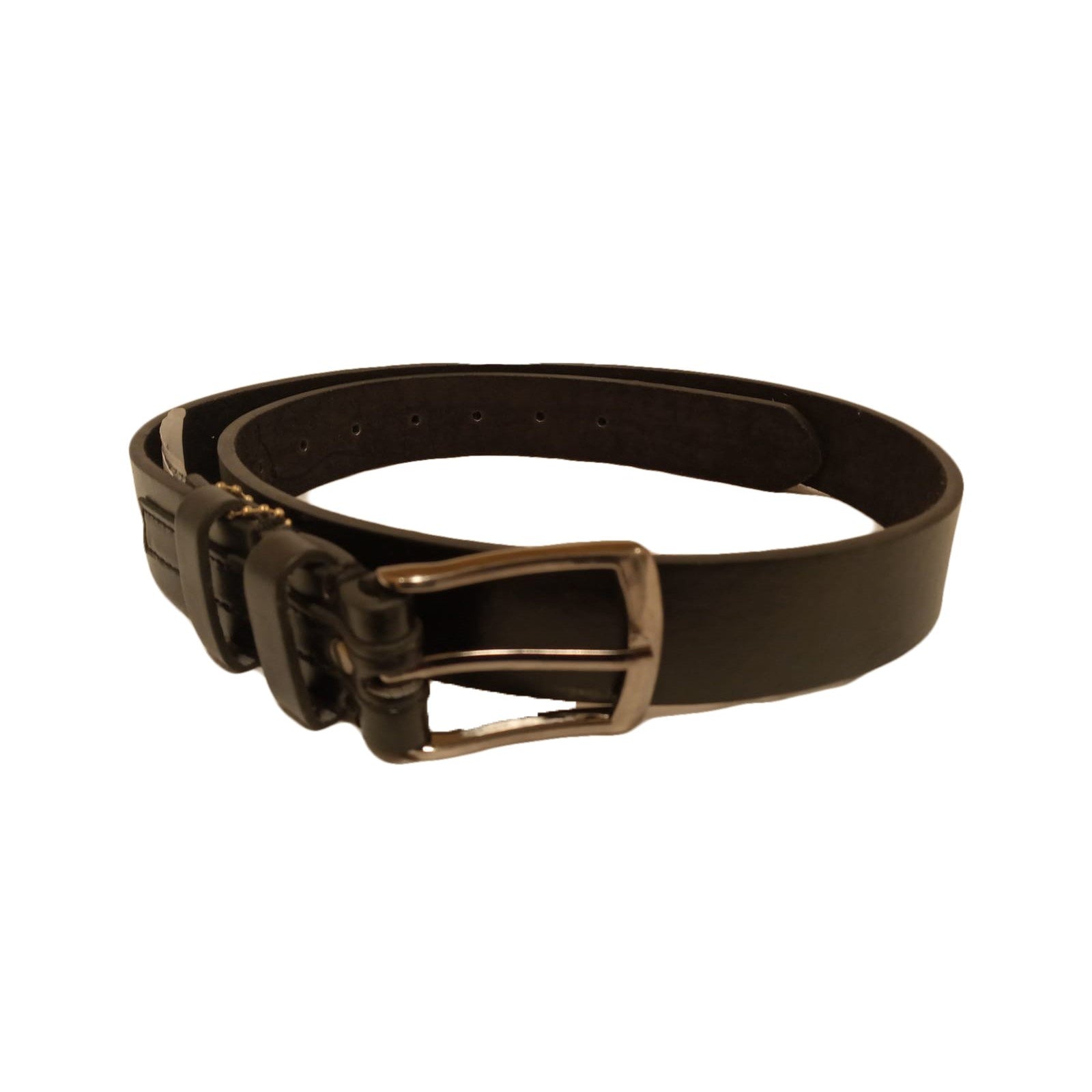 Men's Black Leather Casual Belt- MB5500 – Esquire Men’s Freeport