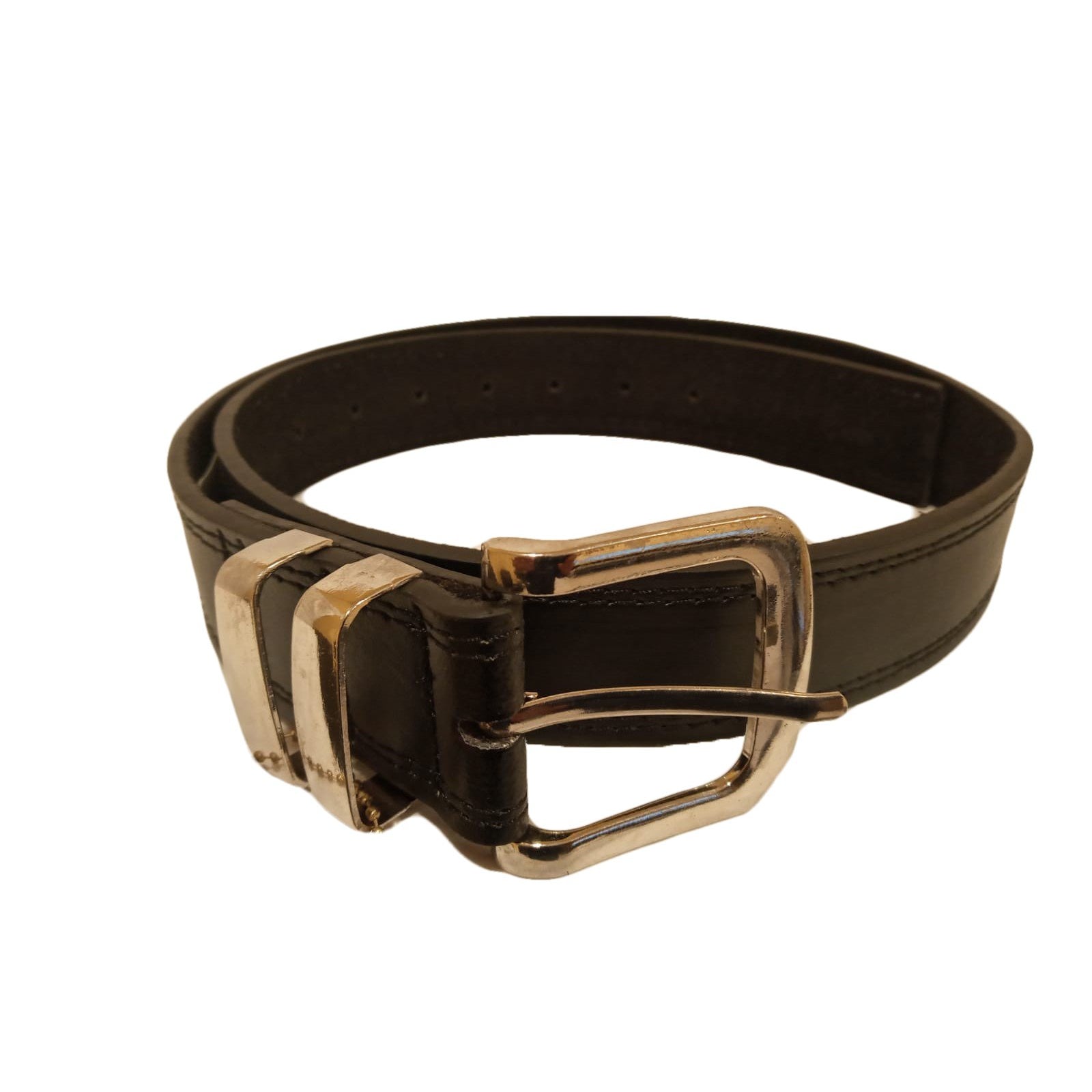 Men's Black Leather Casual Belt- MB5500 – Esquire Men’s Freeport